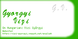 gyorgyi vizi business card